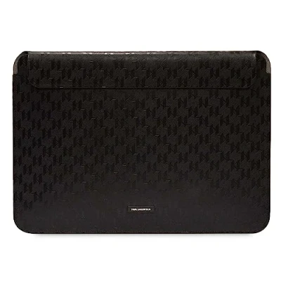 Abbildung von Karl LAGERFELD Saffiano &amp; Choupette 14&quot; Schwarz Laptop Tablet Hülle mit Magnetverschluss