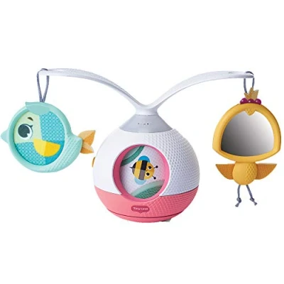 Abbildung von Tiny Love 2 in 1 Tummy Time Musical Mobile, 360 drehbares Mobile Baby mit Musik &amp; Licht, 0+ Monate , für Kinderwagen, elektrisch, 3 Geräuschmodi, Princess Tales