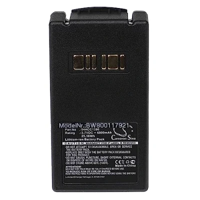 Abbildung von vhbw Akku kompatibel mit Datalogic Falcon X3 Barcodescanner POS (6800mAh, 3,7V, Li Ion)