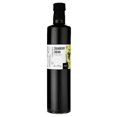 Abbildung von WAJOS Cranberry Crema mit Aceto Balsamico di Modena, 500 ml Essig Zubereitung 3% Säure