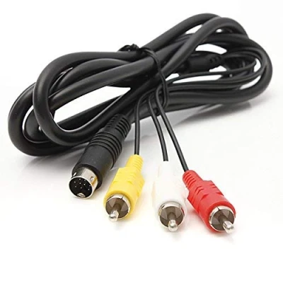 Abbildung von RUITROLIKER 1.8m 6ft RCA AV Audio Video Kabel 9 Pin Anschluss für Genesis 2 3