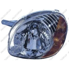 Abbildung von PRASCO HN3224823 Scheinwerfer rechts H4 gelb mit Blinklicht ohne Stellmotor für LWR