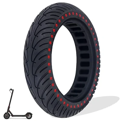 Abbildung von Ersatzreifen Reifen Scooter, Rollerreifen Solid, Elektroroller 8 1/2 Vollgummi, 8,5 Zoll Wabenreifen Tire für Mijia Xiaomi M365, Anti Rutsch Vollreifen.