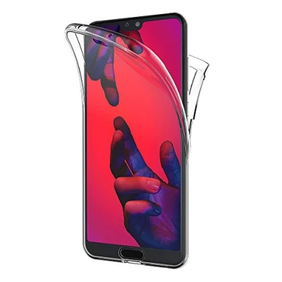 Abbildung von AICEK Huawei P20 Pro Hülle, Schwarz Silikon Handyhülle für Schutzhülle Karbon Optik Soft Case (6,1 Zoll)