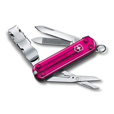 Abbildung von Victorinox Schweizer Taschenmesser, Nail Clip 580, Multitool, Maniküre, Pediküre, 8 Funktionen, Kleine Klinge, Nagelfeile, Nagelreiniger
