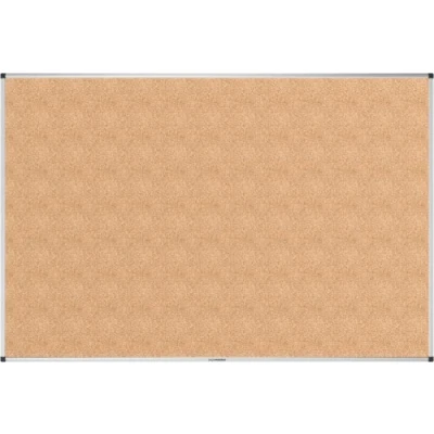 Abbildung von Legamaster UNITE Korktafel 100x150cm Pinnwand zum Aufhängen inklusive Wandhalterung aus 100% Naturkork mit extra leichtem Aluminiumrahmen Anheften von Notizen