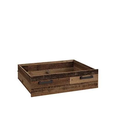 Abbildung von FORTE Clif Schublade zum Bett, Holzwerkstoff, Old Wood Vintage/ Betonoptik Dunkelgrau, 67,4 x 84,1 24 cm