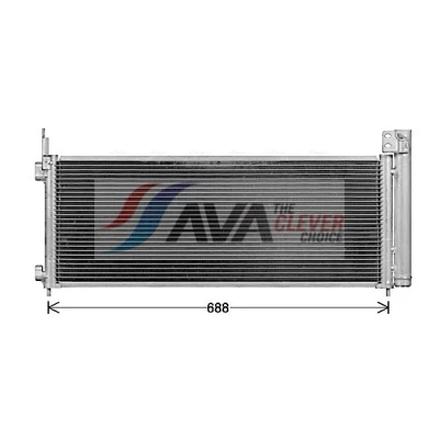 Abbildung von Kondensator, Klimaanlage AVA COOLING TO5779D
