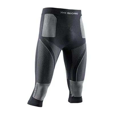 Abbildung von X Bionic Herren Energy Accumulator 4.0 3/4 Men Pants, Charcoal/Yellow, XL