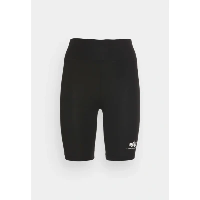 Abbildung von Alpha Industries Basic BIKE Shorts, Damen, Größe: Medium, Black