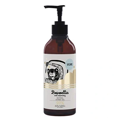 Abbildung von YOPE Natürliches Duschgel Boswellia &amp; Rosmarin Extrakt Neutraler pH Wert Pflanzliches Glycerin Feuchtigkeitsspendend 97% Natürliche Inhaltsstoffe Vegan 400ml
