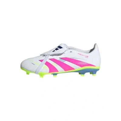 Abbildung von adidas Performance Predator League Unisex Fußballschuh Nocken für Kinder, Größe: 34, White/lucid pink/lucid lemon Schuhe