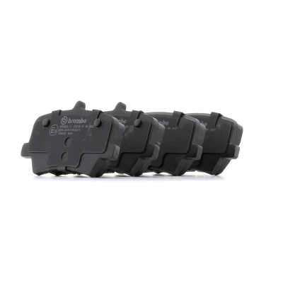 Abbildung von BREMBO P 86 032 Bremsbelagsatz exkl. Verschleißwarnkontakt mit Bremssattelschrauben Zubehör VOLVO: XC40