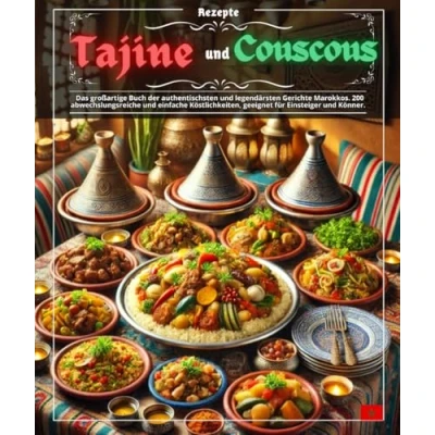Abbildung von Tajine und Couscous Rezepte : Das großartige Buch der authentischsten legendärsten Gerichte Marokkos. 200 abwechslungsreiche einfache Köstlichkeiten, geeignet für Einsteiger Könner.