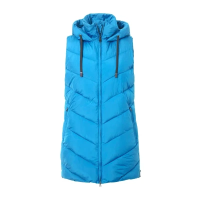 Abbildung von Ulla Popken Hyprar Quilted Weste, Damen, Größe: 42/44, Light petrol blue
