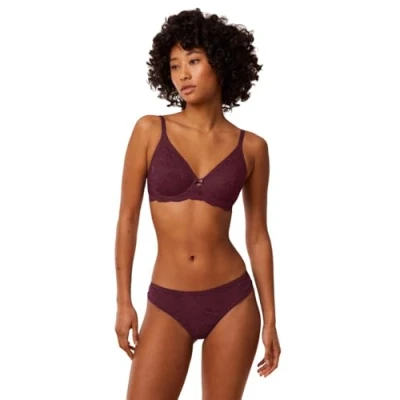 Abbildung von Triumph Damen Amourette Charm T W02 Bra, DEEP Burgundy, 75E