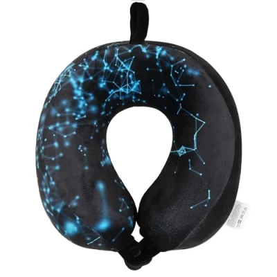 Abbildung von Albi Travel Pillow Konstellation Reisekissen Nackenkissen, Memory Schaum Schlafkissen Nackenstützkissen für Kinder und Erwachsene, Reisen im Auto Flugzeug Zug