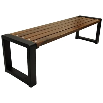Abbildung von Primario Grande Gartenbank, Parkbank Gartenmöbel, Outdoor Bank mit 350kg Tragfähigkeit Sitzbank Holz Wetterfeste (Grande BO, Braun, 200cm Sitzlänge, CE)