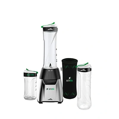 Abbildung von eta Smoothie Maker &quot;ACTIVMIX ETA110390000&quot;, 350 W, Puls Schalter, 19000 U/min., 2 Sportflaschen, Slim Format, Mix Messer