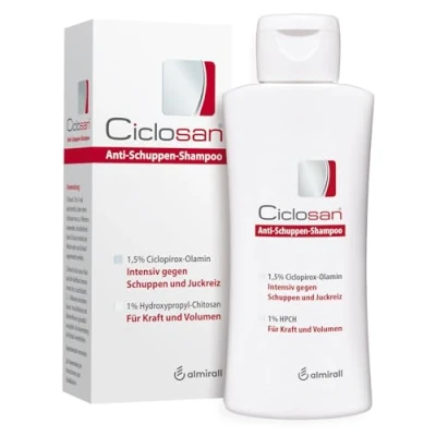 Abbildung von Ciclosan Anti Schuppen Shampoo, intensiv wirksam mit Antischuppenwirkstoff Ciclopirox Olamin + HPCH, bekämpft hartnäckige Schuppen, Rötungen und Juckreiz, 100 ml
