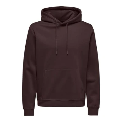 Abbildung von Only &amp; Sons Onsconnor Kapuzenpullover, Herren, Größe: Small, Fudge