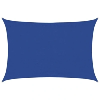 Abbildung von vidaXL Sonnensegel, UV Schutz Sonnenschutz für Terrasse Balkon Garten, Windschutz Wetterschutz Rechteckig, Sonnendach, 160g/m² Blau 3,5x4,5m HDPE
