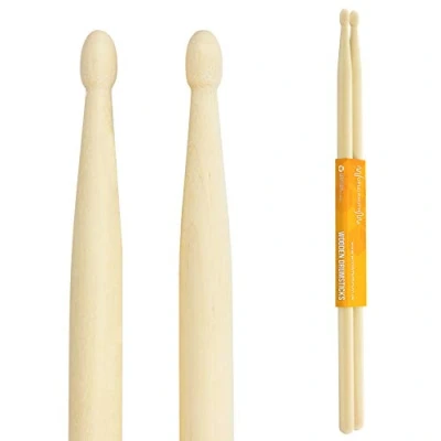 Abbildung von World Rhythm Drumstick 5A von Paar aus Ahorn mit Holzspitze