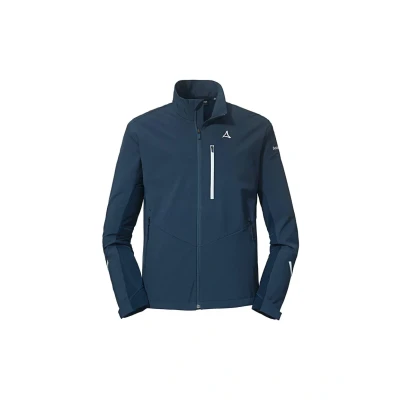 Abbildung von Schöffel Rinnen Softshelljacke, Herren, Größe: 48R, Blau