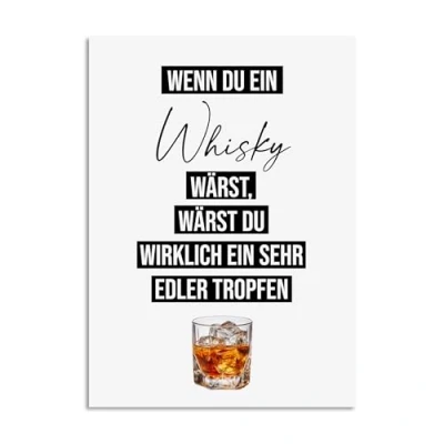 Abbildung von Nastami Geburtstagskarte lustige Karte Geburtstag Geschenk Freunde (Whisky)