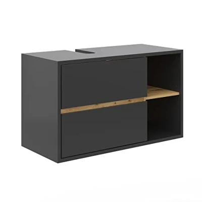 Abbildung von Vicco Waschbeckenunterschrank Viola, Anthrazit, 100 x 60 cm