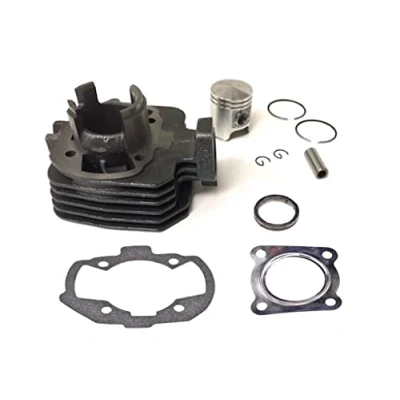 Abbildung von 50ccm Zylinder Kolben Kit für P.eugeot Streetzone, Citystar, Django, Kisbee, Ludix, Speedfight 3 + 4, New Vivacity 50 AC (2 Takt) Ersatz Zylinderkit luftgekühlt