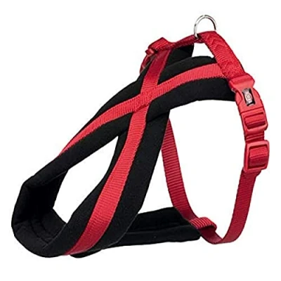 Abbildung von Trixie Premium Touring sele, L: 60100 cm/25 mm, rød