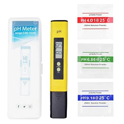 Abbildung von PH Messgerät Wasserqualitätstest Digitaler Meter Aquarium für Trinkwasser Lebensmittel Schwimmbäder Thermen Aquarien Hydroponik und andere