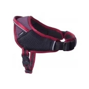 Abbildung von Rogz Air Tech Sport Geschirr Schwarz&amp;Dunkelrot Hundegeschirr M...