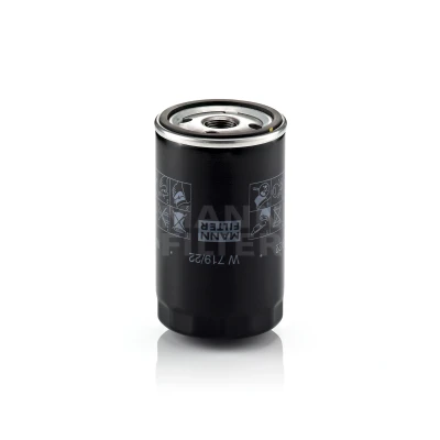 Abbildung von MANN FILTER W 719/22 Ölfilter M 20 X 1.5 mit zwei Rücklaufsperrventilen Anschraubfilter PORSCHE: 944 Cabrio, 968 Coupe, Cabrio