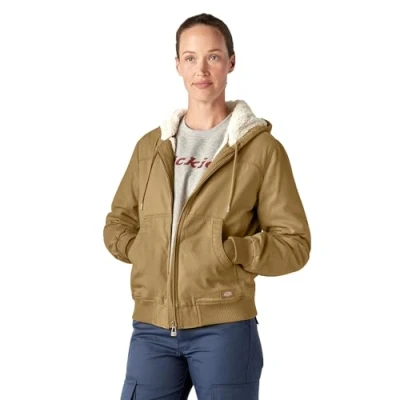 Abbildung von Dickies, Damen, Dickies Sherpa Bomberjacke, NUBUCK, L