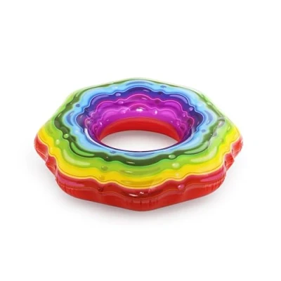 Abbildung von Schwimmbad Regenbogen aufblasen