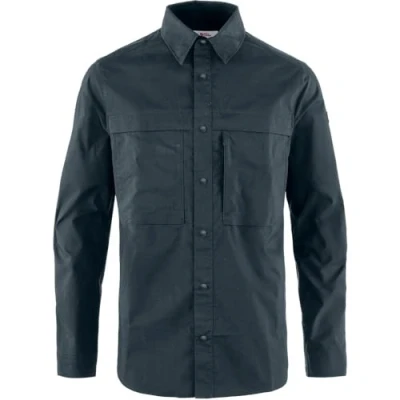 Abbildung von Fjallraven 12600194 555 Abisko Trail Shirt LS M Herren Dark Navy Größe XXL