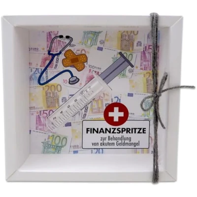 Abbildung von ZauberDeko Geschenkbox Geldgeschenk Finanzspritze Geld Zuschuss Lustig Gutschein Geburtstag
