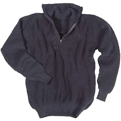 Abbildung von Mil Tec Unisex Troyer Pullover Dunkelblau Jacke, blau, 50