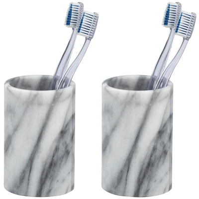 Abbildung von WENKO Zahnputzbecher &quot;Onyx&quot;, (Set, 2 St.)