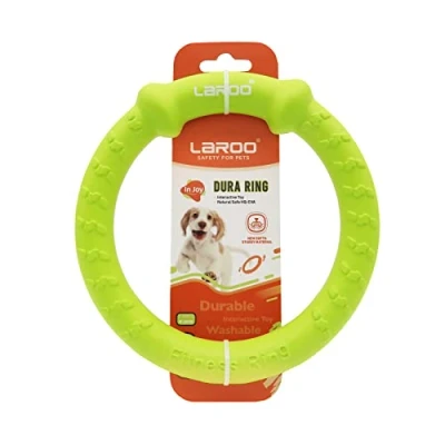 Abbildung von LaRoo Hund Frisbee,Hundefitness Ring,Wasserspielzeug Unzerstörbare Float Hunde Disc Flugscheibe Spielzeug,Sommer Pet Training für Mittel und kleine
