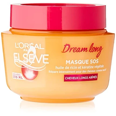 Abbildung von L&#039;Oréal Paris Elseve Dream Lange Maske, angereichert mit Rizinusöl/Keratin für langes Haar, 1 Stück