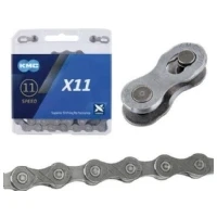 Abbildung von KMC Kette X 11 grau 11/128&quot; 118 Glieder