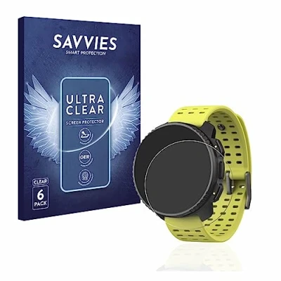 Abbildung von Savvies 6 Stück Schutzfolie für Suunto Vertical Displayschutz Folie Ultra Transparent