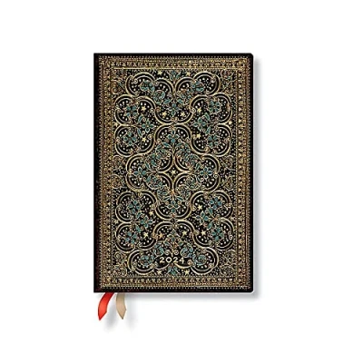 Abbildung von Paperblanks 12 Monatskalender 2024 Restauration Verso Mini (95 x 140 mm)