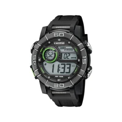 Abbildung von CALYPSO WATCHES Chronograph X Trem, K5818/4, Armbanduhr, Quarzuhr, Herrenuhr, Datum, Digitalanzeige, Stoppfunktion