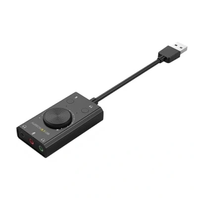 Abbildung von TerraTec AUREON 5.1 USB Externe Soundkarte 2 in 1 Stereo Sound Card Adapter mit Lautstärkeregler und Volume Kontrolle Plug &amp; Play für PC, Notebook, Tablet, MacBook