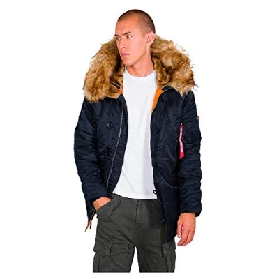 Abbildung von Alpha Industries Wintermantel, Herren, Größe: XL, Blue