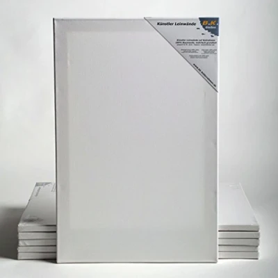 Abbildung von BK BILDERRAHMEN KOLMER 6 B.K. Plus LEINWÄNDE AUF KEILRAHMEN 70x100 cm Premium Malgrund, malfertig, 100% Baumwolle